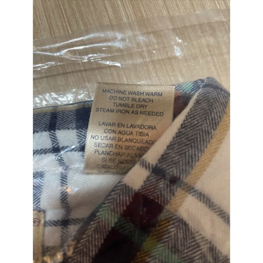VTG New Big Mac Workwear Blue Flannel Plaid Men's 3XLT With Pockets‎
